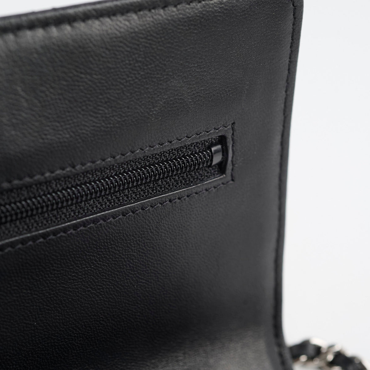 Chanel Wallet On Chain WOC Lambskin Black - photo 9