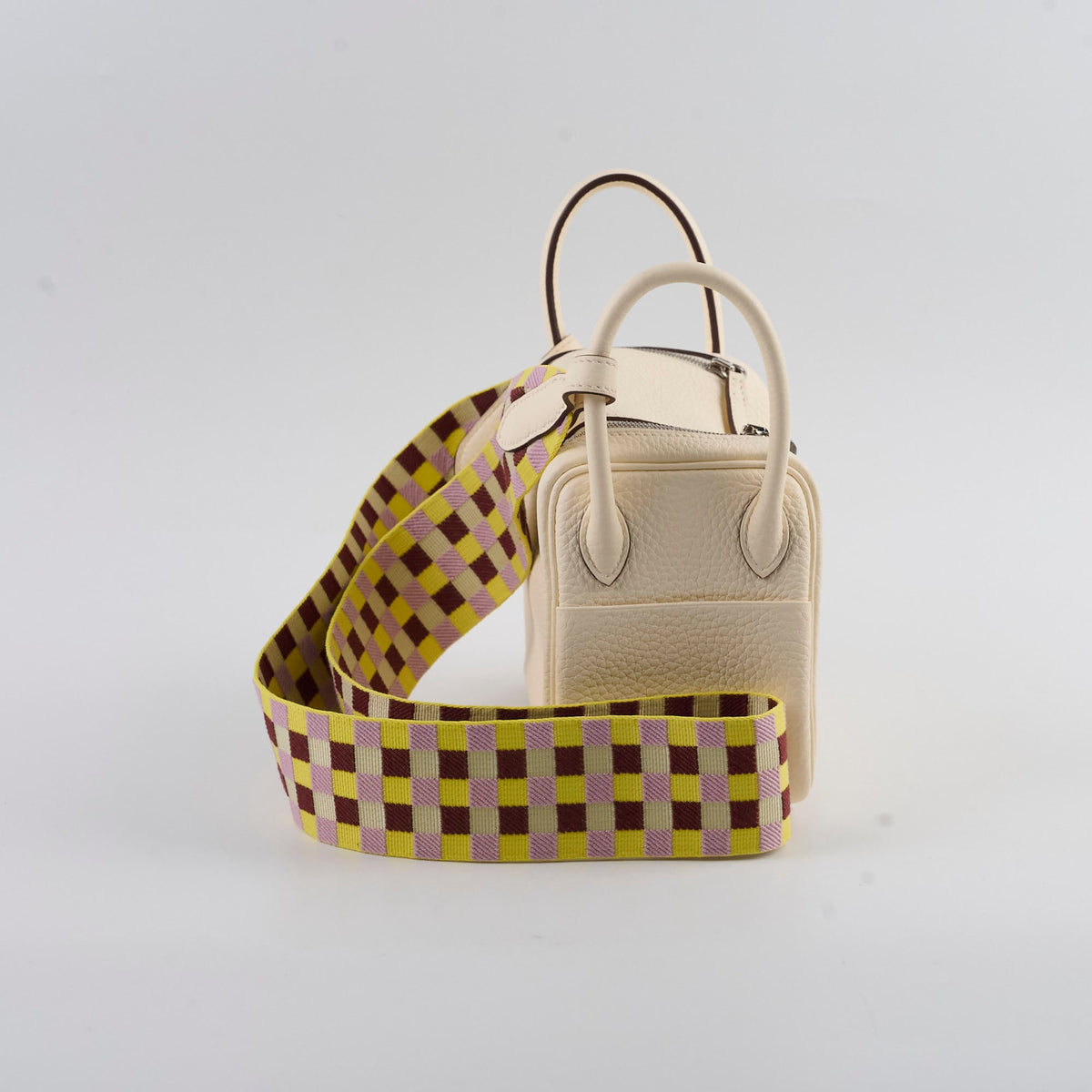 Hermes Mini Lindy Clemence Nata - U Stamp - photo 3