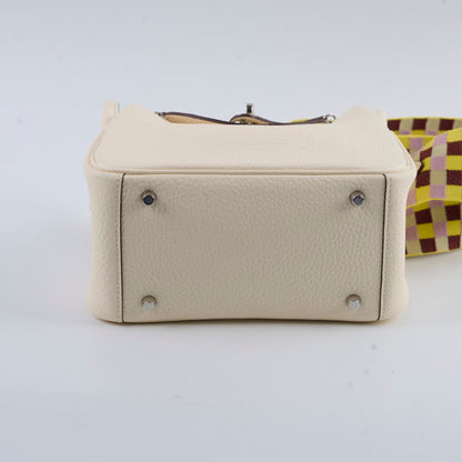 Hermes Mini Lindy Clemence Nata - U Stamp - photo 4