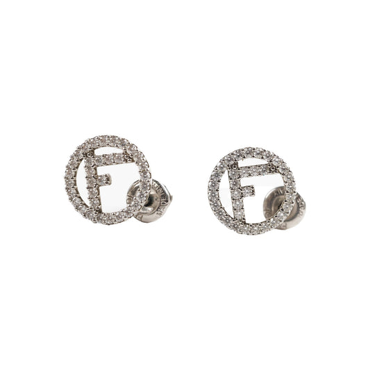 Fendi F Logo Earrings - photo 1