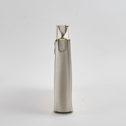 Hermes Evelyne 16 New White Clemence B Stamp - photo 3