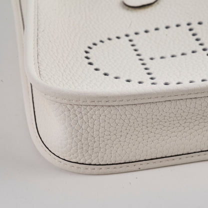 Hermes Evelyne 16 New White Clemence B Stamp - photo 9