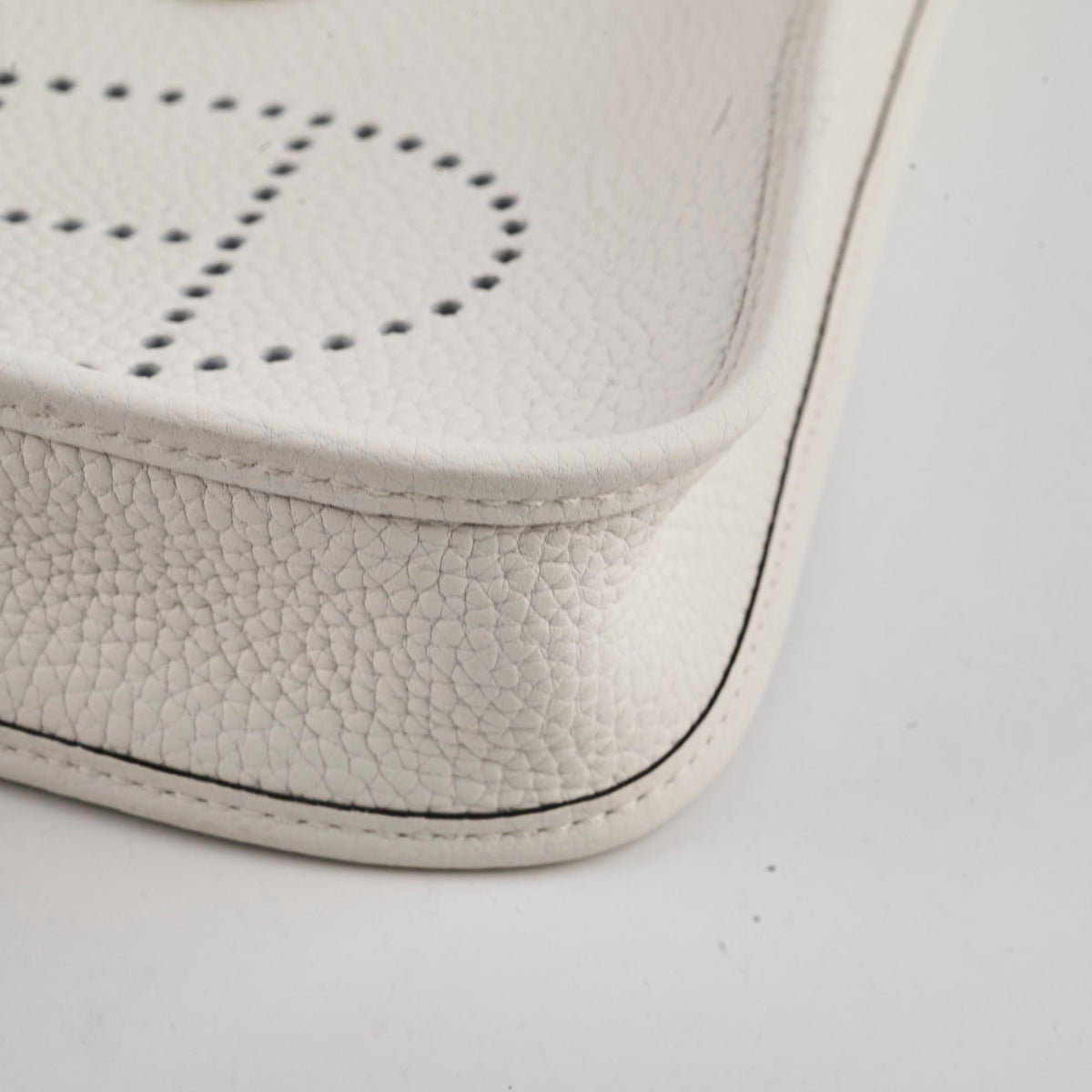 Hermes Evelyne 16 New White Clemence B Stamp - photo 7
