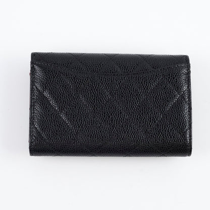 Chanel Classic Flap Wallet Black Caviar (microchip) - photo 2