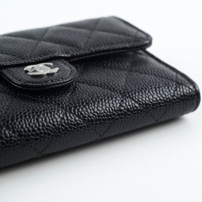 Chanel Classic Flap Wallet Black Caviar (microchip) - photo 11
