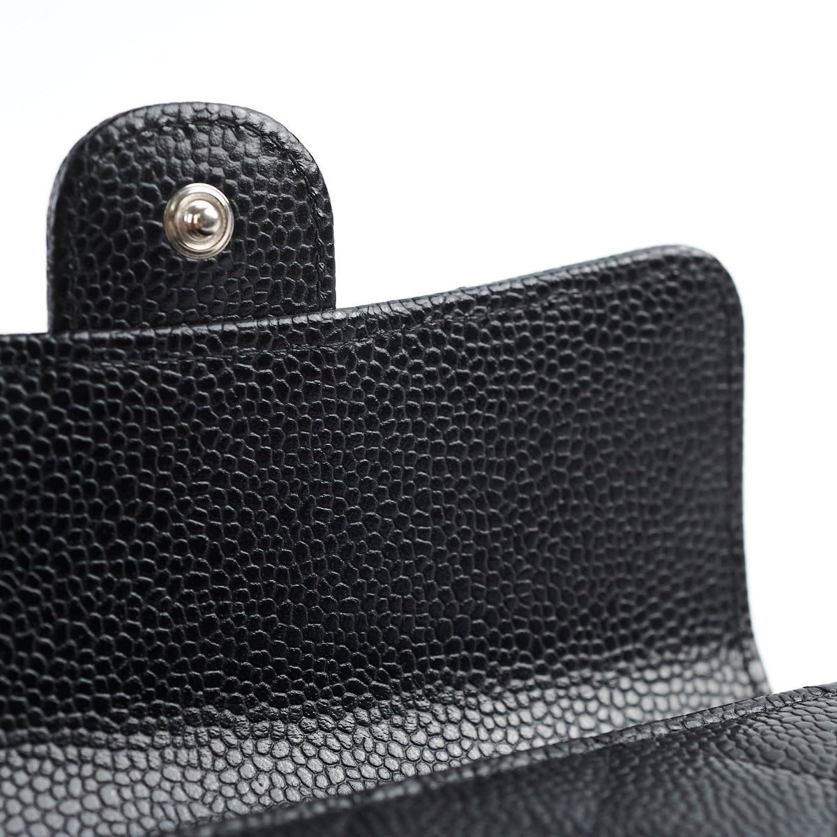 Chanel Classic Flap Wallet Black Caviar (microchip) - photo 9