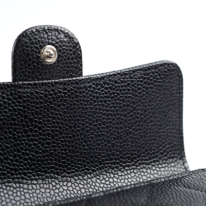 Chanel Classic Flap Wallet Black Caviar (microchip) - photo 9