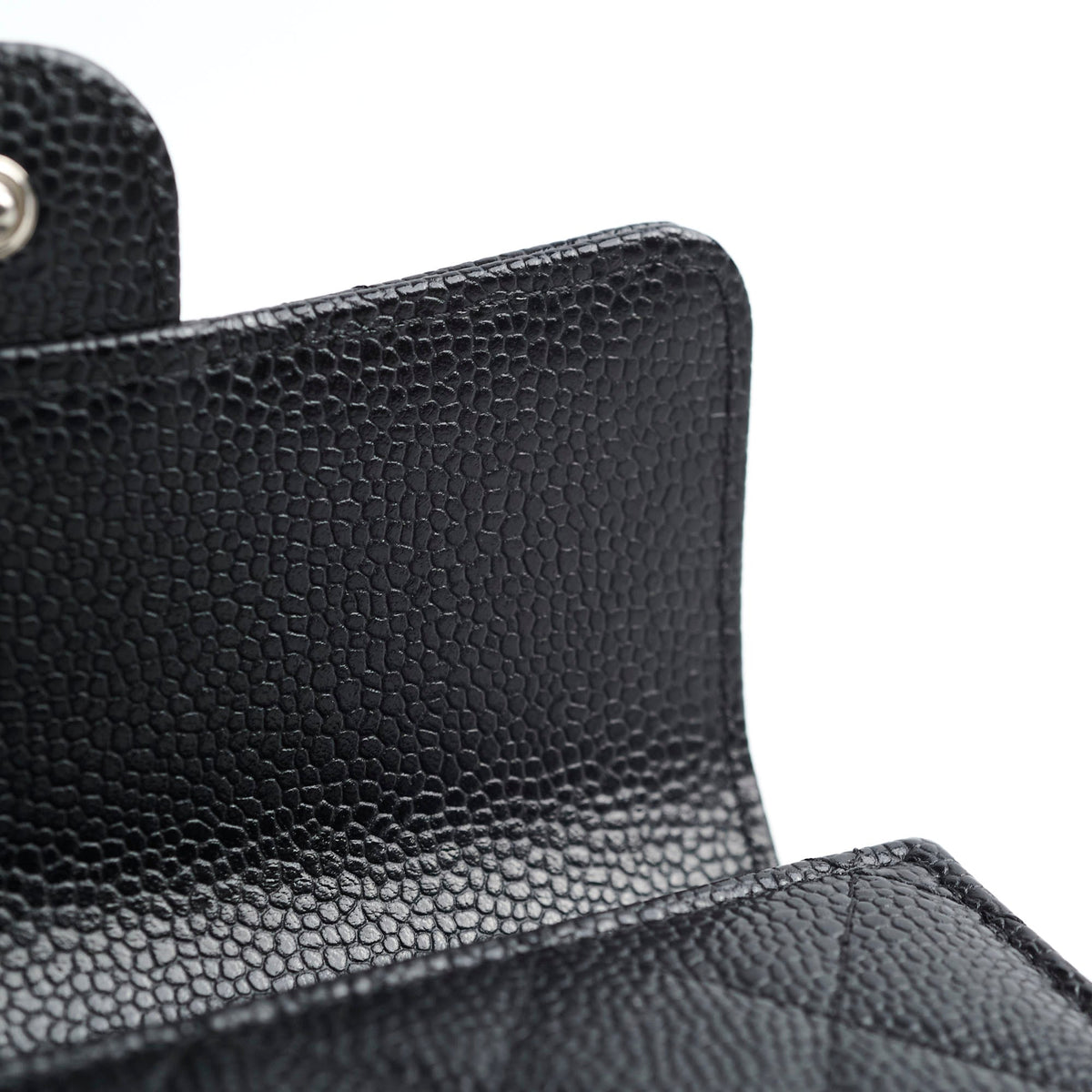 Chanel Classic Flap Wallet Black Caviar (microchip) - photo 8