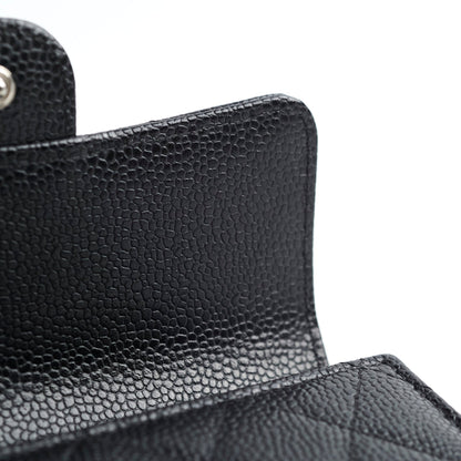 Chanel Classic Flap Wallet Black Caviar (microchip) - photo 8