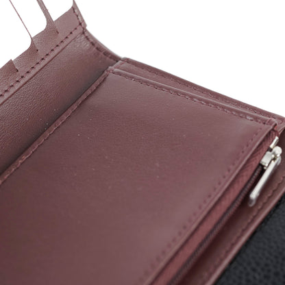Chanel Classic Flap Wallet Black Caviar (microchip) - photo 7