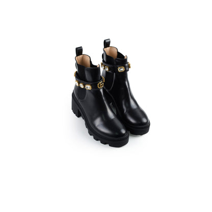 Gucci Ankle Boots with Detatchable Crystal Straps 38 - photo 1