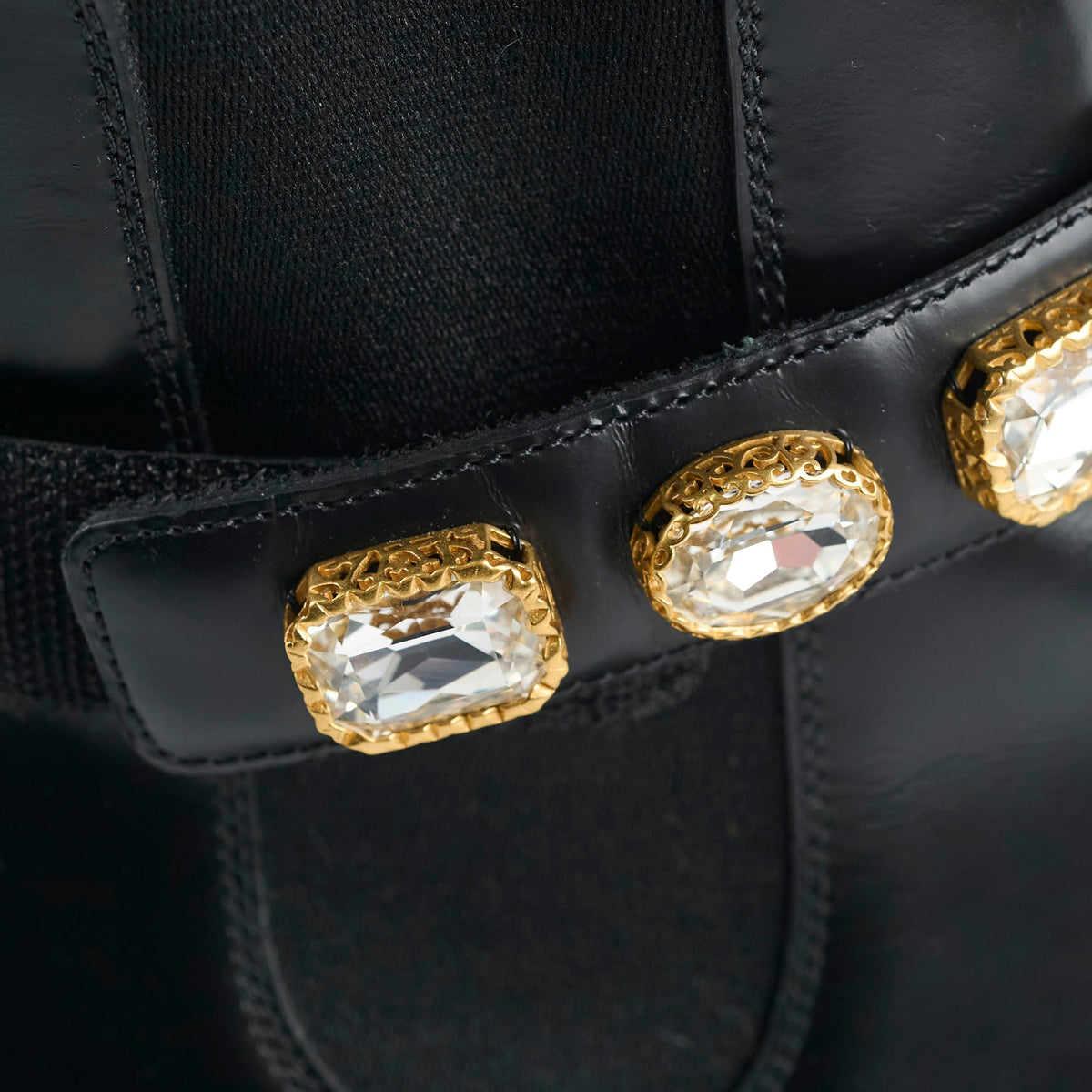Gucci Ankle Boots with Detatchable Crystal Straps 38 - photo 8