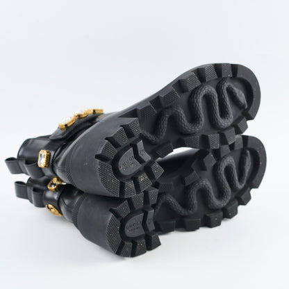 Gucci Ankle Boots with Detatchable Crystal Straps 38 - photo 4