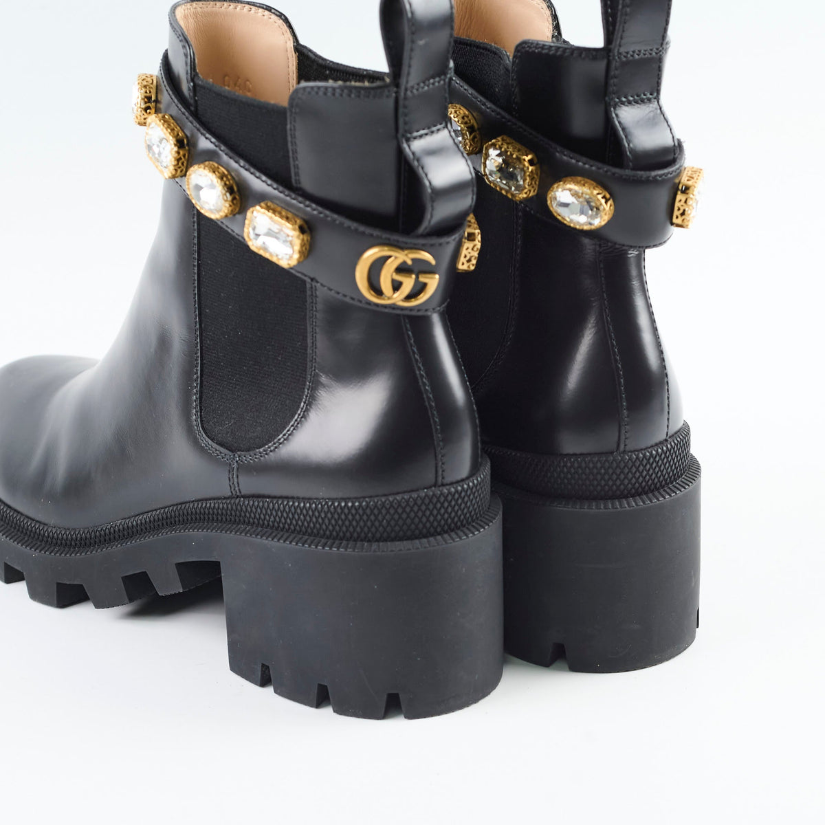 Gucci Ankle Boots with Detatchable Crystal Straps 38 - photo 10