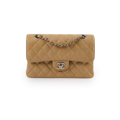Chanel Small Caviar Double Classic Flap Beige Clair - photo 1