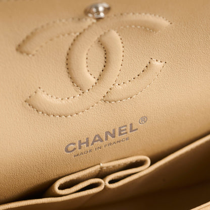 Chanel Small Caviar Double Classic Flap Beige Clair - photo 6