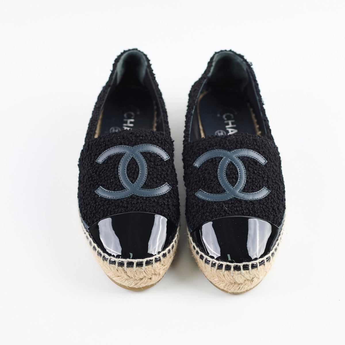 Chanel Espadrilles Patent/Tweed Black Size 36 - photo 2
