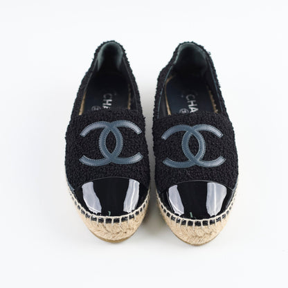 Chanel Espadrilles Patent/Tweed Black Size 36 - photo 2
