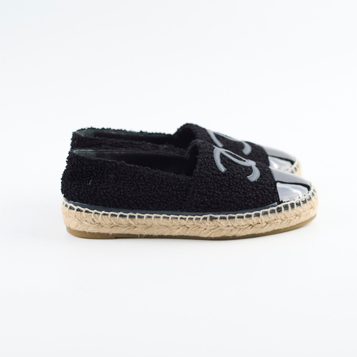 Chanel Espadrilles Patent/Tweed Black Size 36 - photo 3