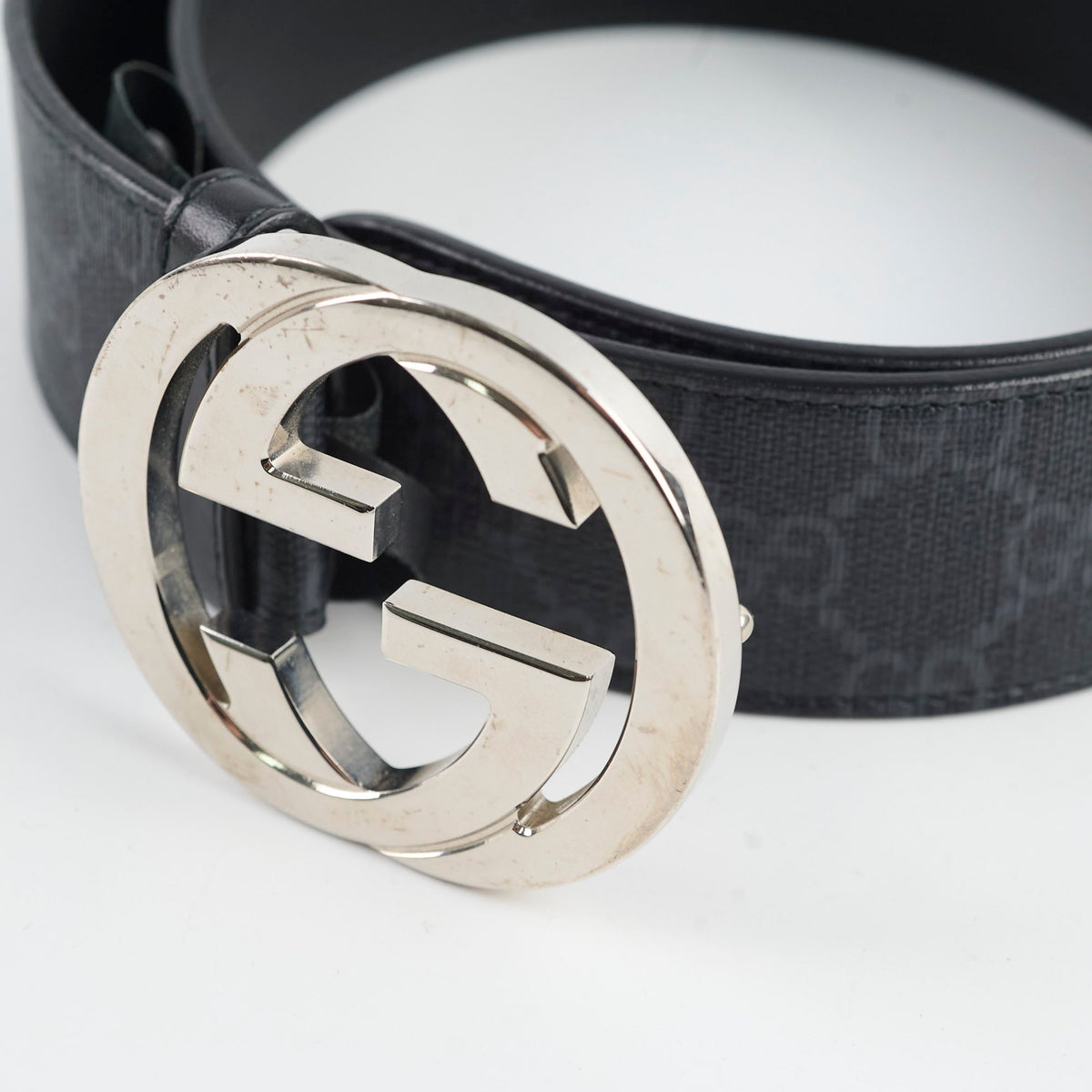 Gucci GG logo Monogram Belt Size 80 - photo 7