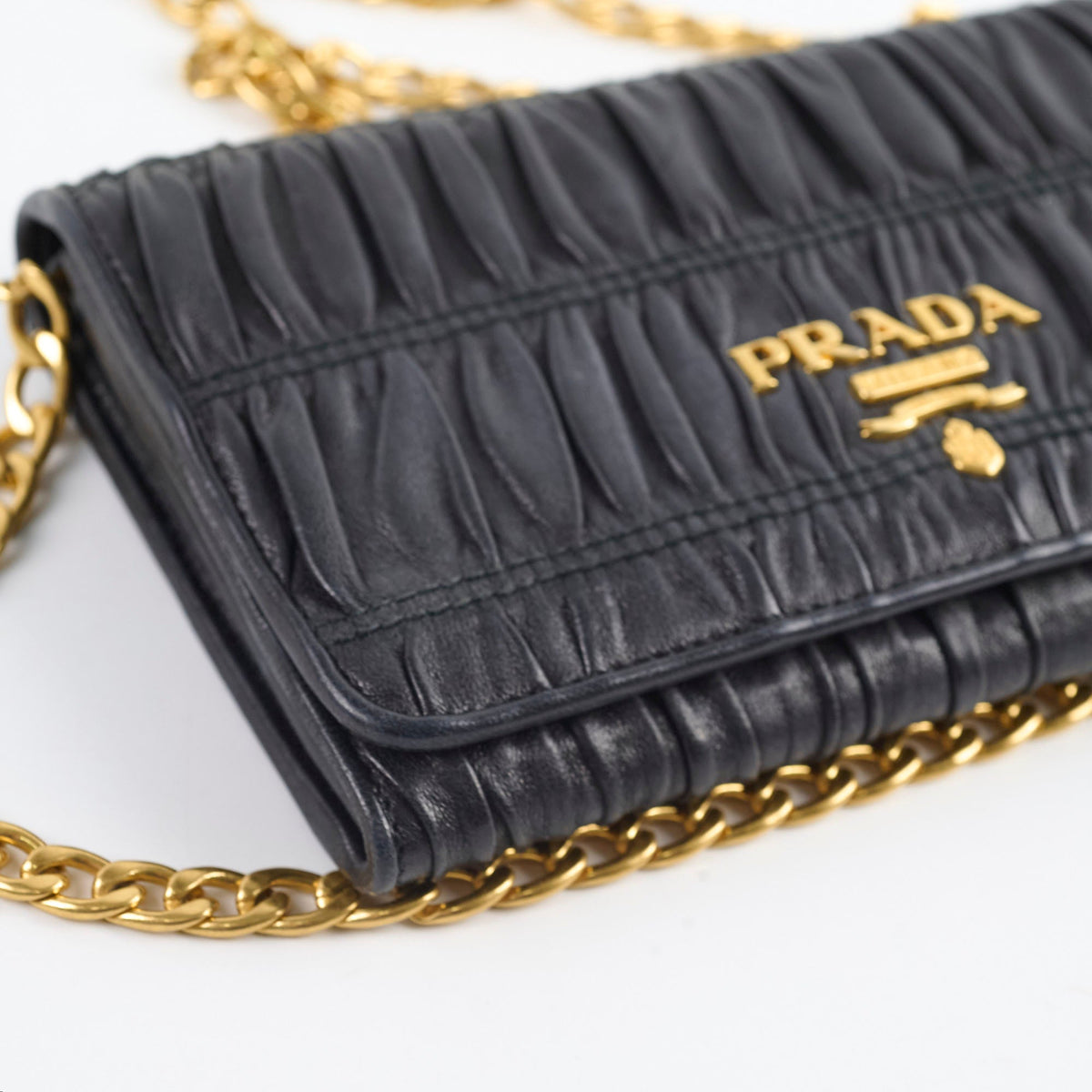 Prada Wallet On Chain Black - photo 14