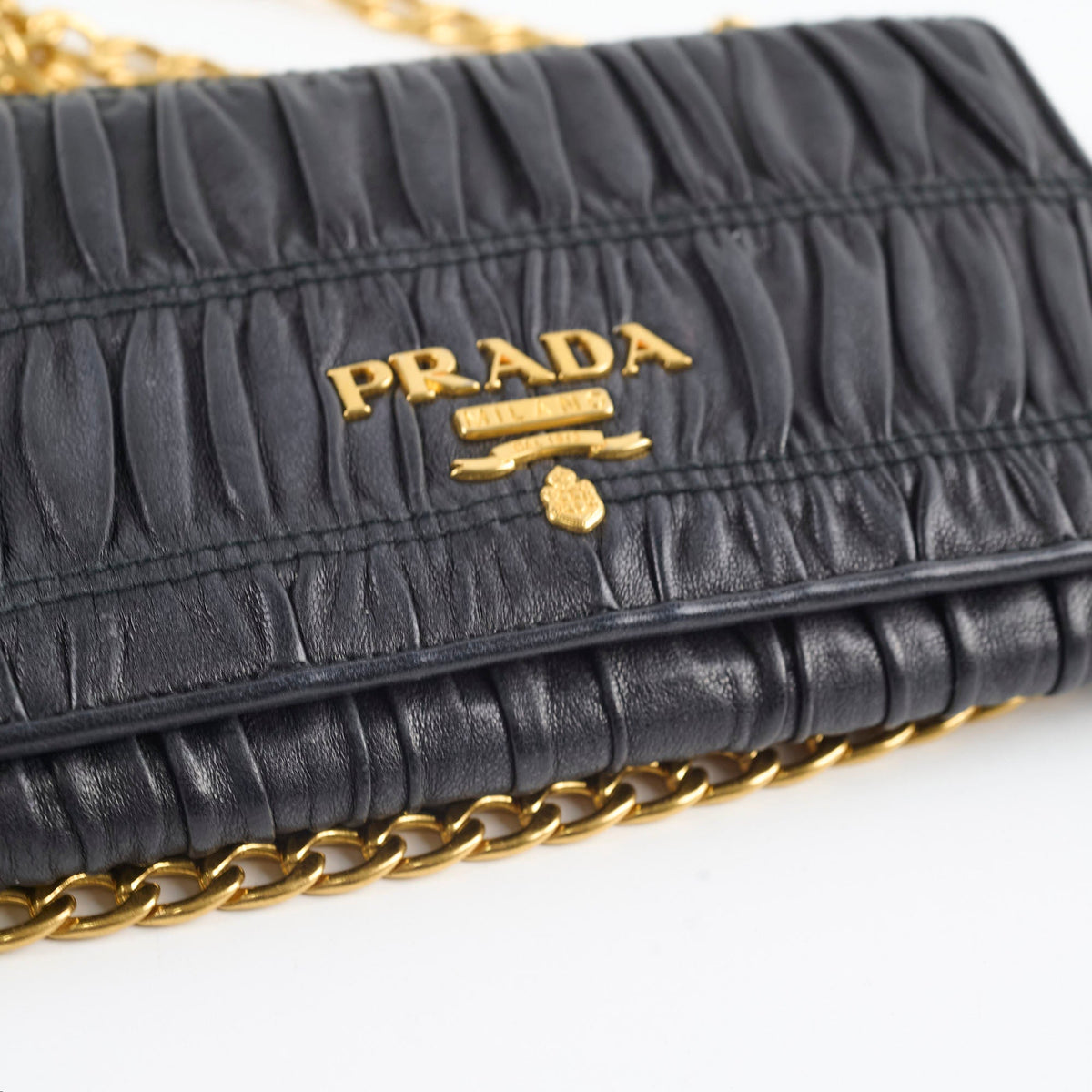 Prada Wallet On Chain Black - photo 13