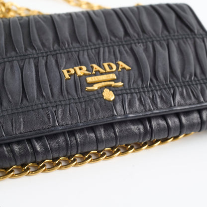 Prada Wallet On Chain Black - photo 13