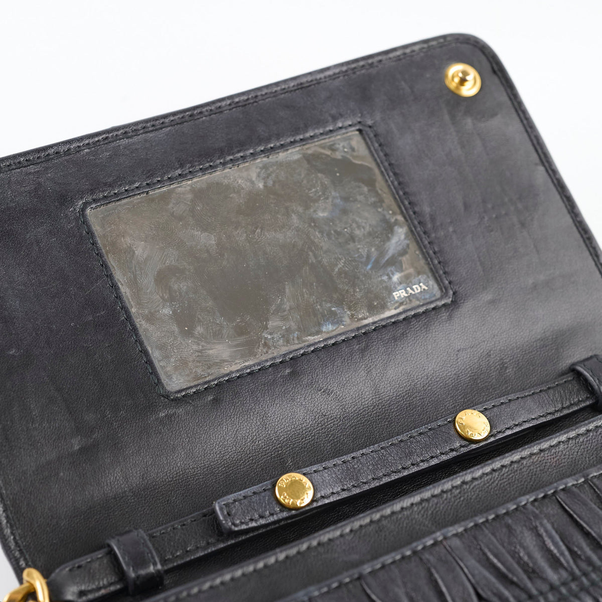 Prada Wallet On Chain Black - photo 11