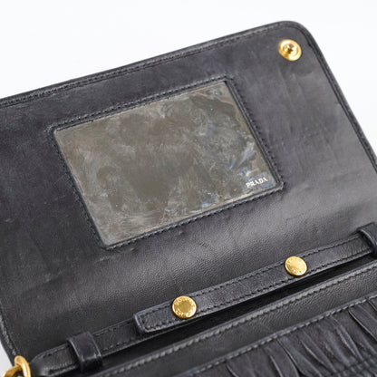 Prada Wallet On Chain Black - photo 11