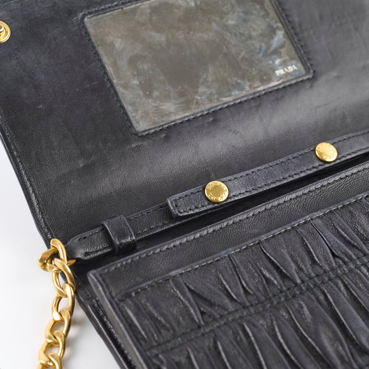 Prada Wallet On Chain Black - photo 10