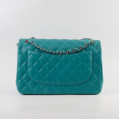 Chanel Jumbo Double Flap Lambskin Blue - photo 2
