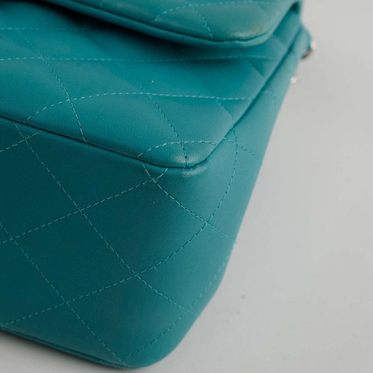 Chanel Jumbo Double Flap Lambskin Blue - photo 23