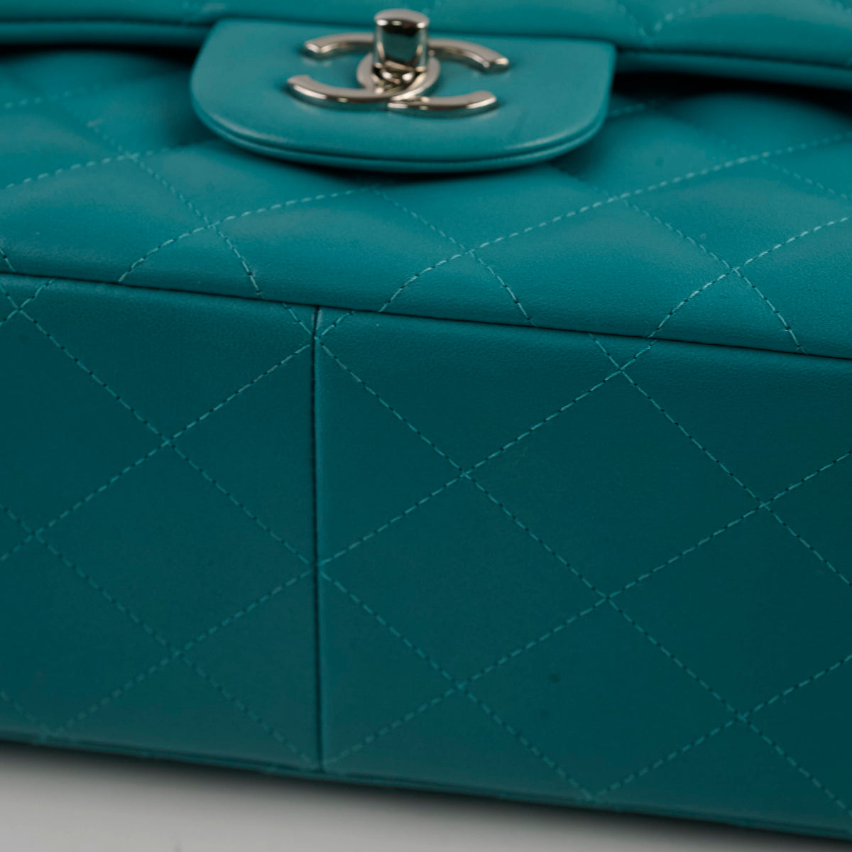 Chanel Jumbo Double Flap Lambskin Blue - photo 21