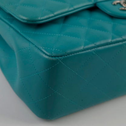 Chanel Jumbo Double Flap Lambskin Blue - photo 20