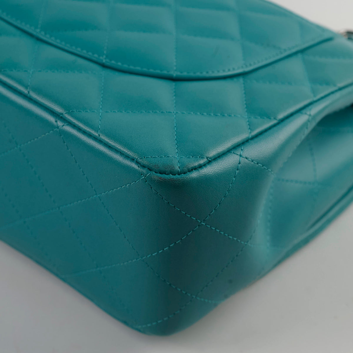 Chanel Jumbo Double Flap Lambskin Blue - photo 22