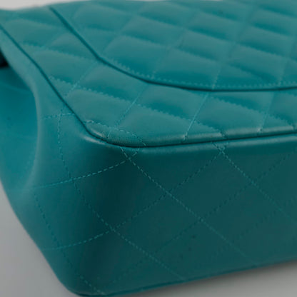 Chanel Jumbo Double Flap Lambskin Blue - photo 24