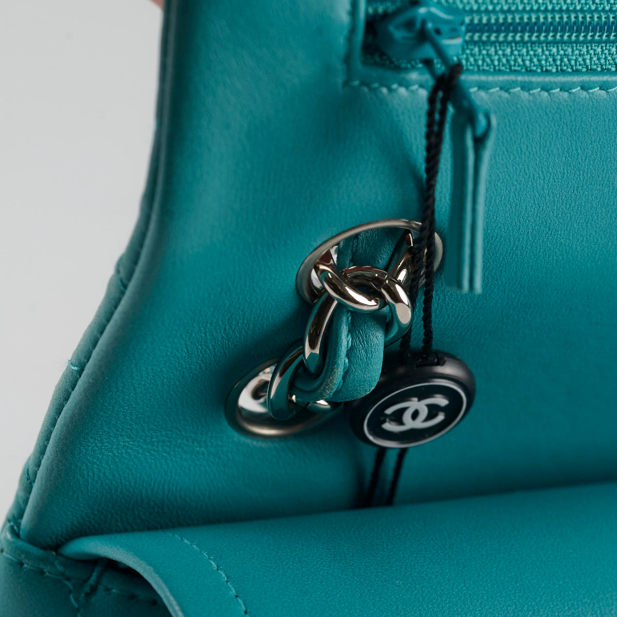 Chanel Jumbo Double Flap Lambskin Blue - photo 14