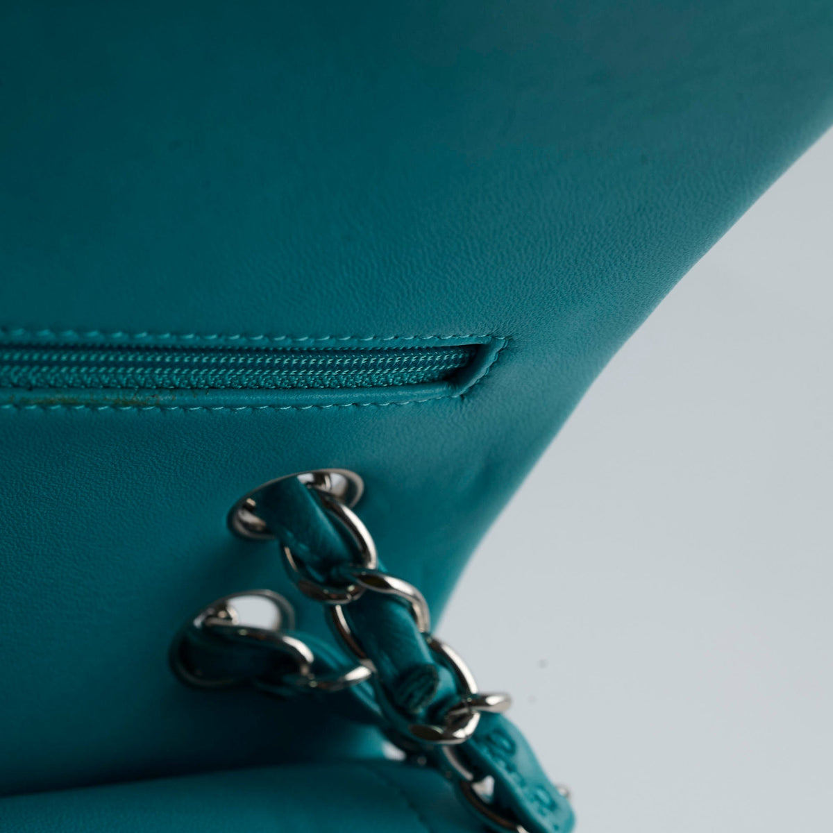 Chanel Jumbo Double Flap Lambskin Blue - photo 12