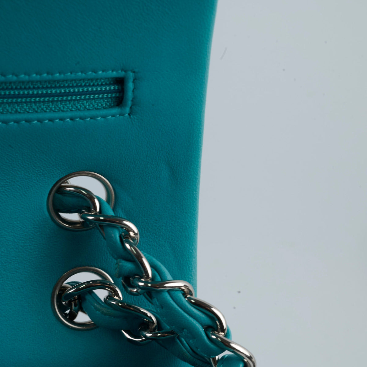 Chanel Jumbo Double Flap Lambskin Blue - photo 5