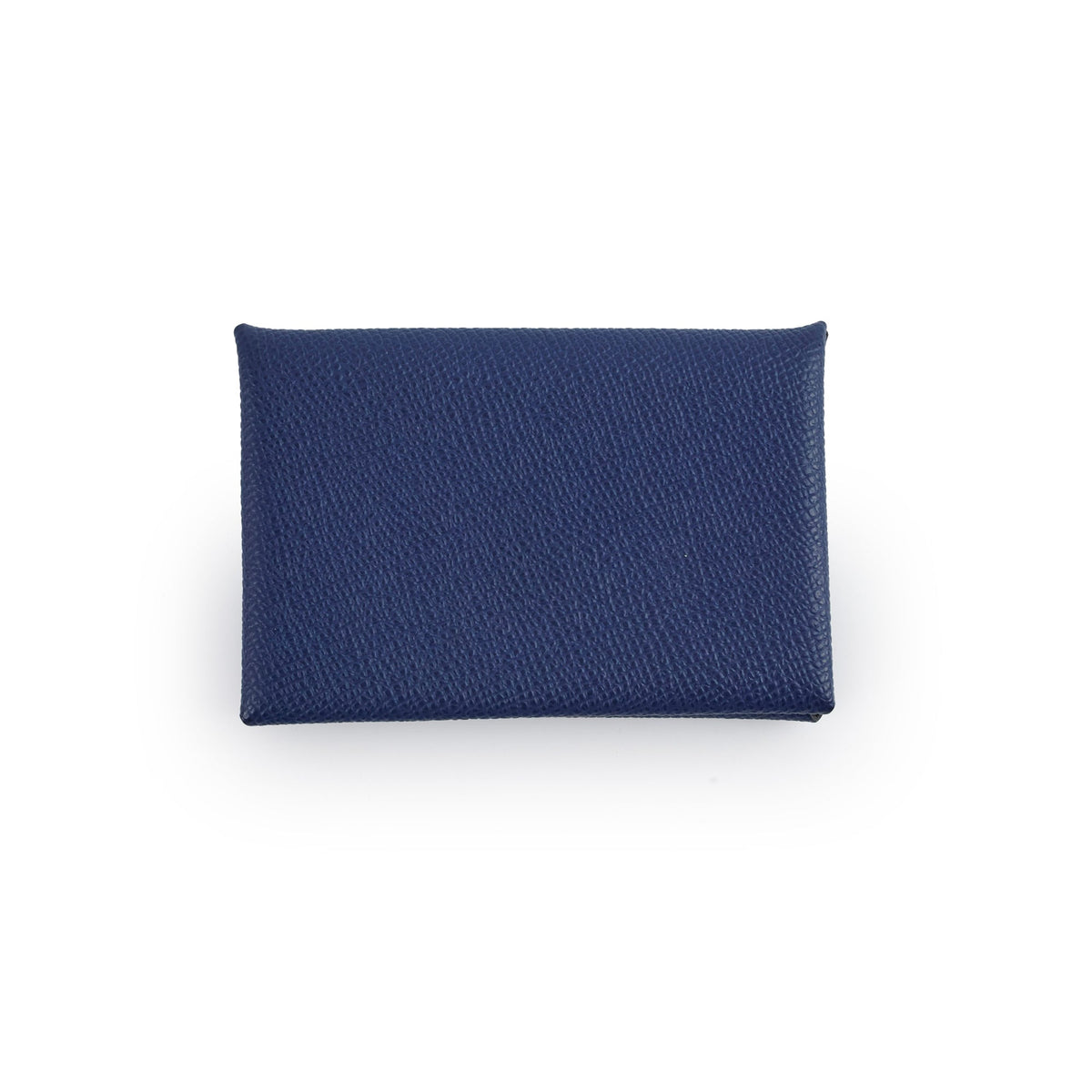 Hermes Calvi Cardholder Epsom Vert Anglais/Bleu France - photo 1