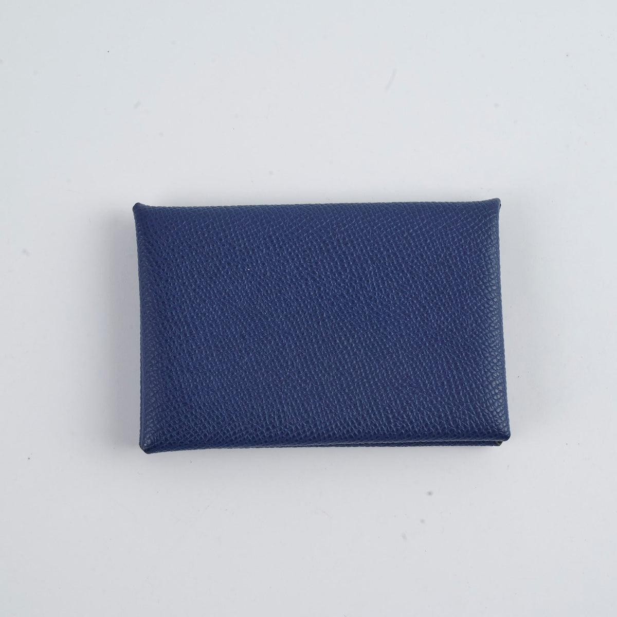 Hermes Calvi Cardholder Epsom Vert Anglais/Bleu France - photo 2