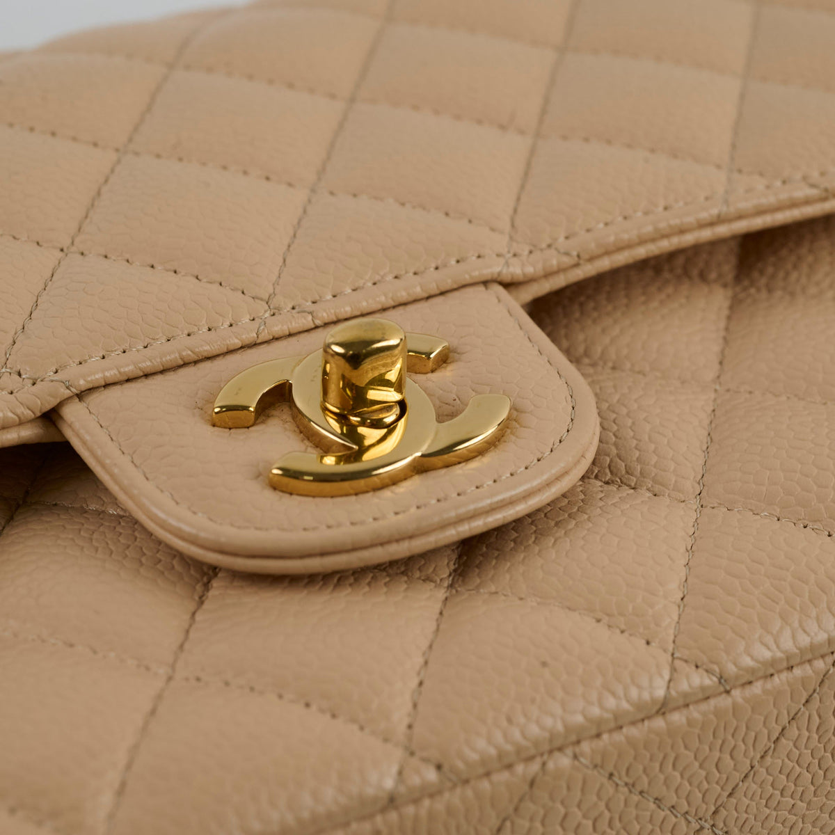Chanel Classic Flap Medium/Large M/L Caviar Beige - photo 19