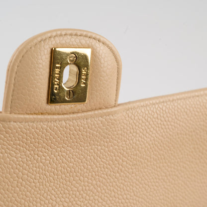 Chanel Classic Flap Medium/Large M/L Caviar Beige - photo 14