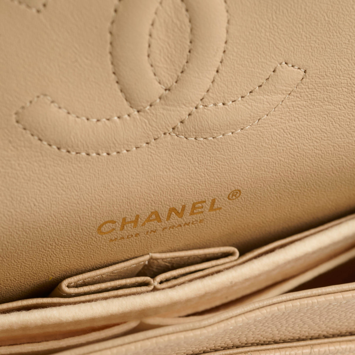 Chanel Classic Flap Medium/Large M/L Caviar Beige - photo 9