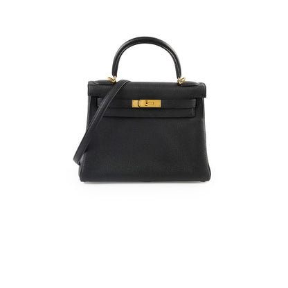 Hermes Kelly 28 Togo Black - Stamp C - photo 1