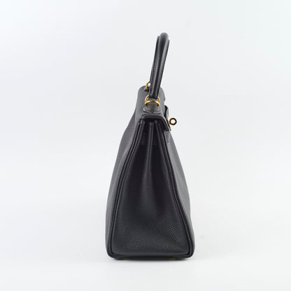 Hermes Kelly 28 Togo Black - Stamp C - photo 3