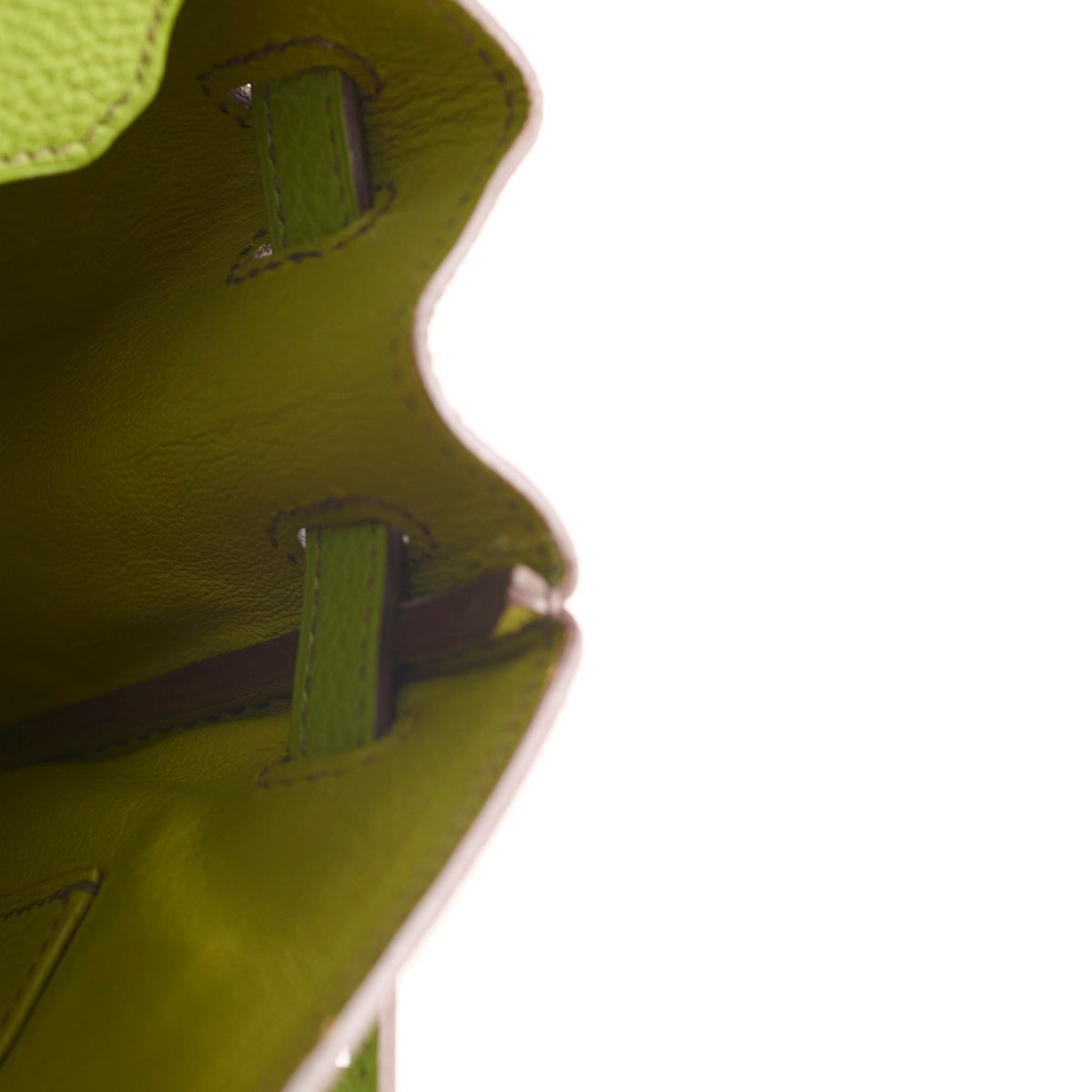 Hermes Birkin 25 Togo PHW Vert Anis M Square Stamp - photo 7