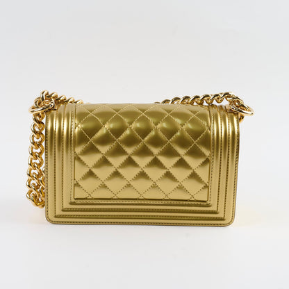 Chanel Small Boy Gold 19 Series - photo 2