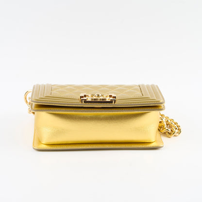 Chanel Small Boy Gold 19 Series - photo 3