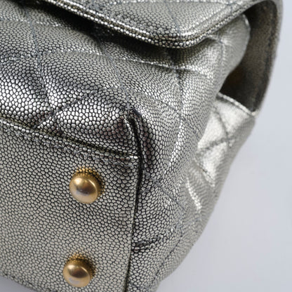 Chanel Small Coco Handle Metallic Silver 28 Series - photo 16